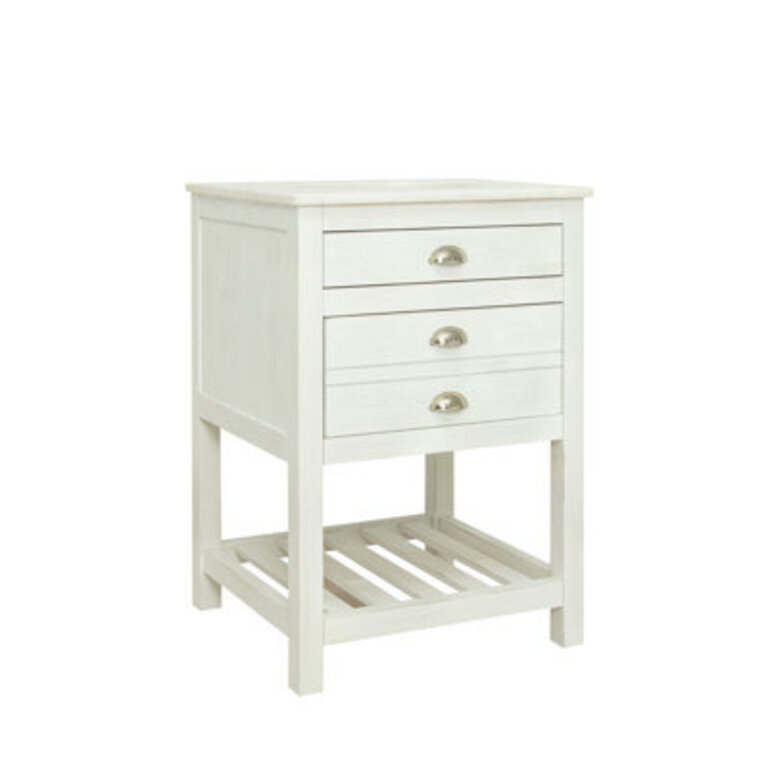 24'' Single Bathroom Vanity with Cultured Marble Top