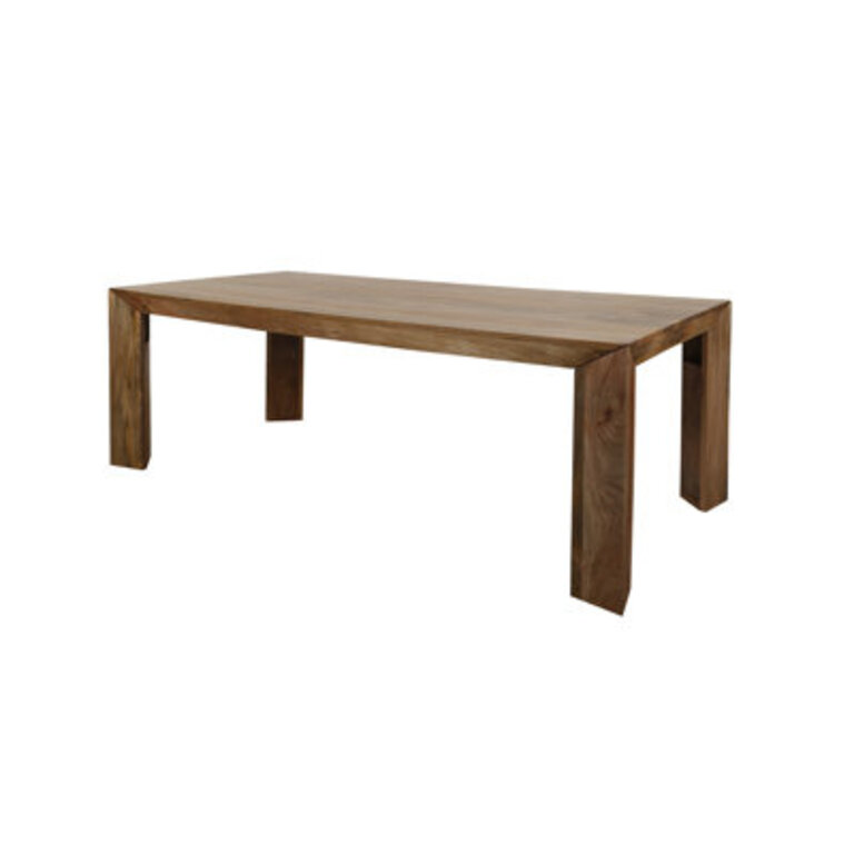 Yaholo Solid Wood 86" Rectangular Dining Table