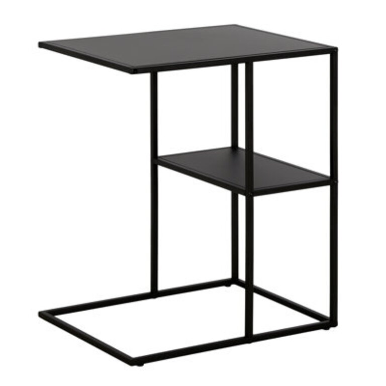 Anishia Steel Top End Table