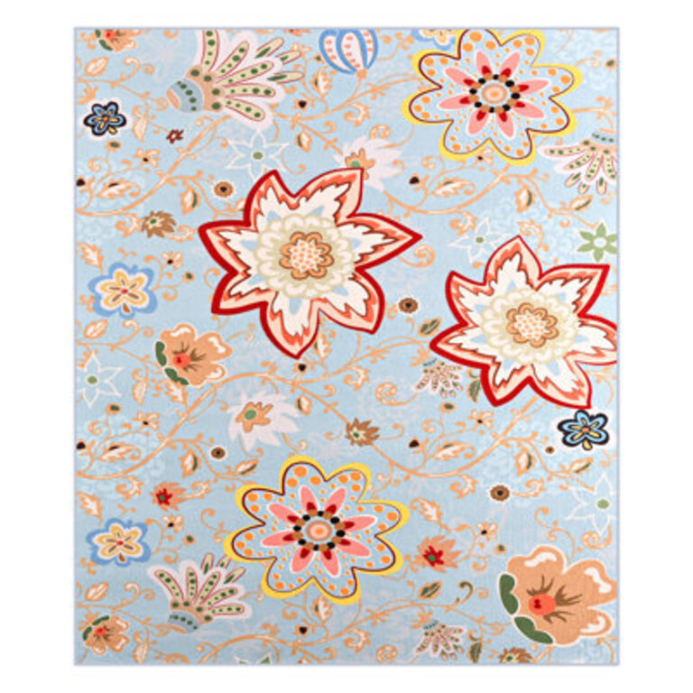 Rectangle Rayshard Area Rug with Non-Slip Backing