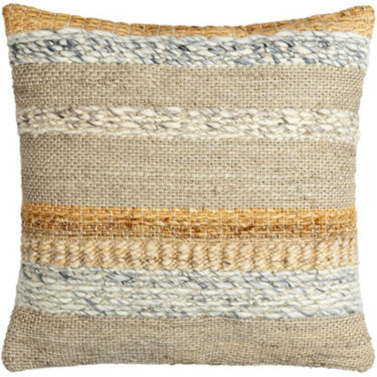 Boundary Striped Throw Pillow