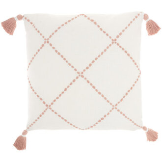 Tassels Cotton Throw Pillow