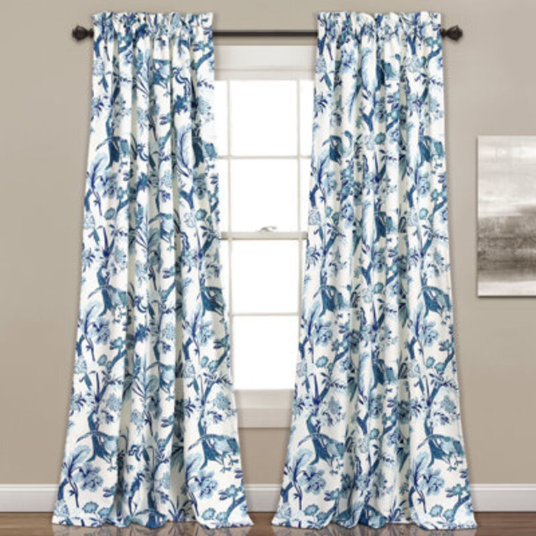 Dolores Polyester Room Darkening Curtain Pair