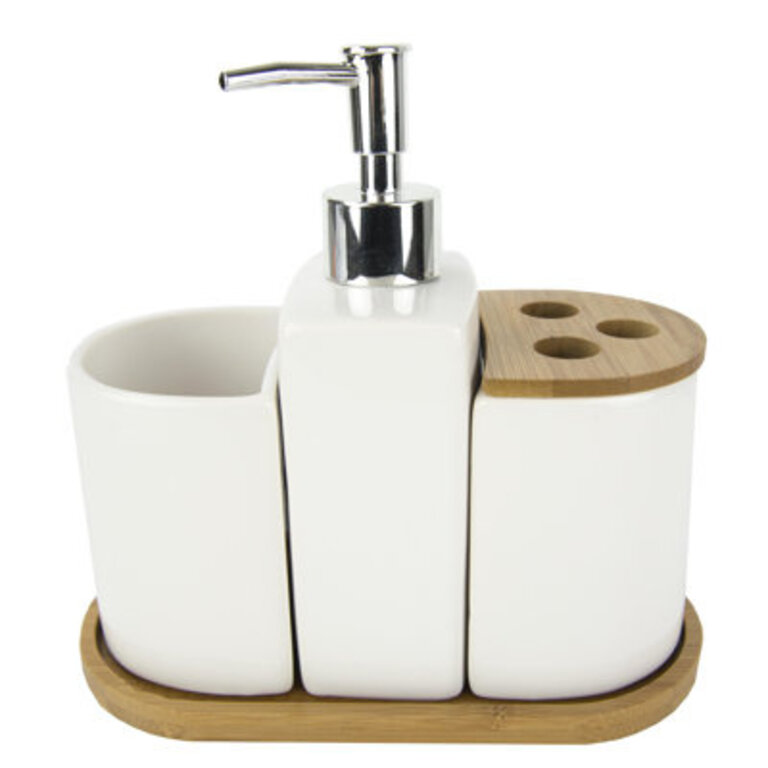 Faron Ceramic / Porcelain Bathroom Accessory Set