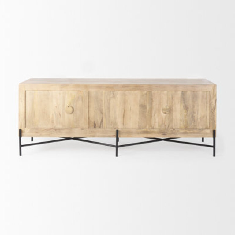 Manila 78'' Solid Wood Sideboard