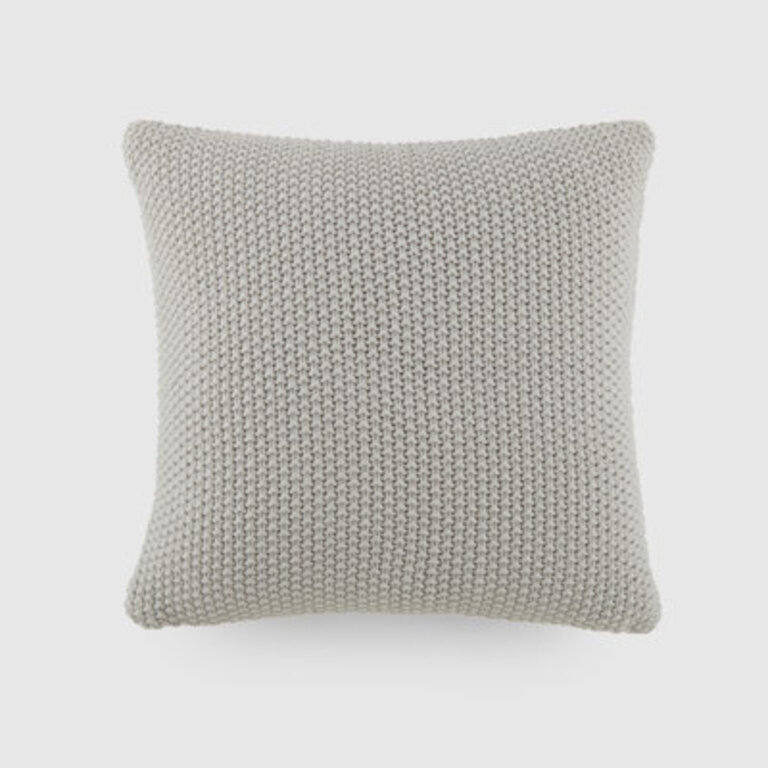 Textured Knit Throw Pillow