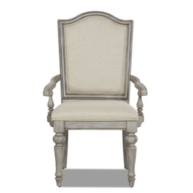 Murtagh Upholstered Arm Chair in Aged Gray