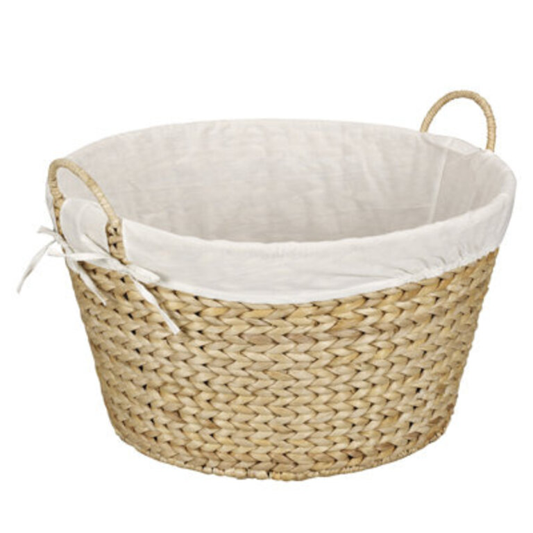 Altaira Wicker Laundry Basket with Handles