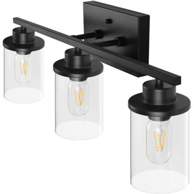 Addam 3-Lights Dimmable Bathroom Vanity Light Wall Sconce Light Fixtures