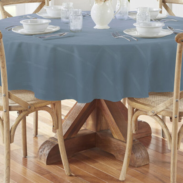 Ramiro Elegance Plaid Jacquard Round Tablecloth