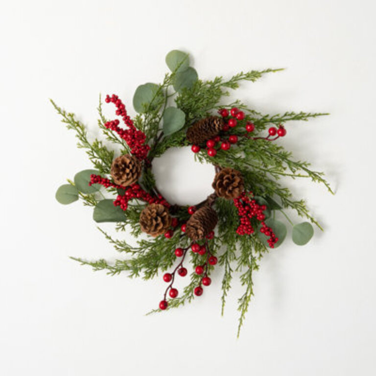 Faux Cedar Wreath