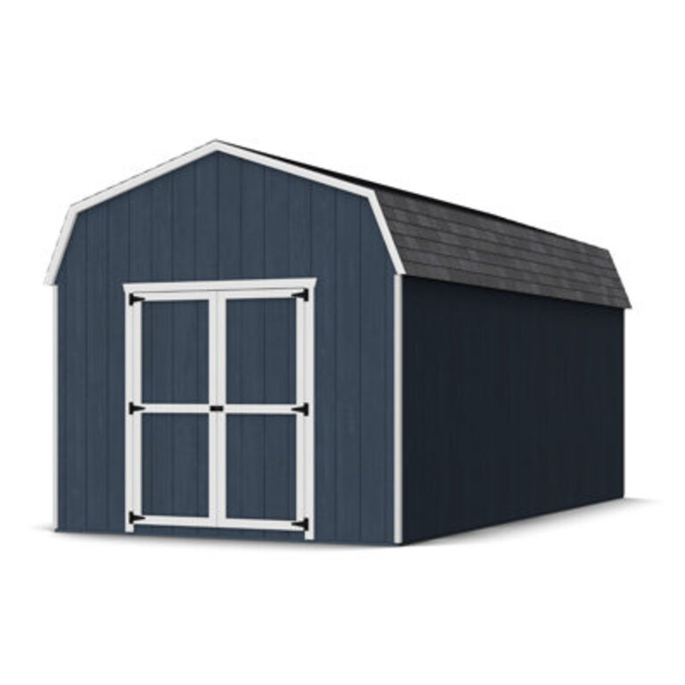 10' W x 20' D Value Precut Kit Gambrel Barn with 6' Sidewalls