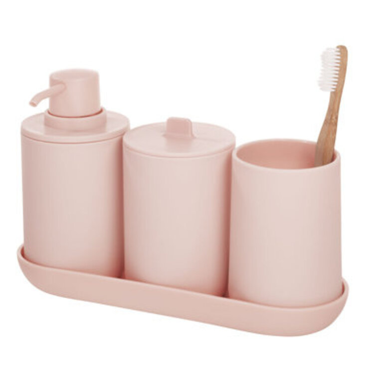 iDesign Cade 4-Piece Bathroom Accessory Set