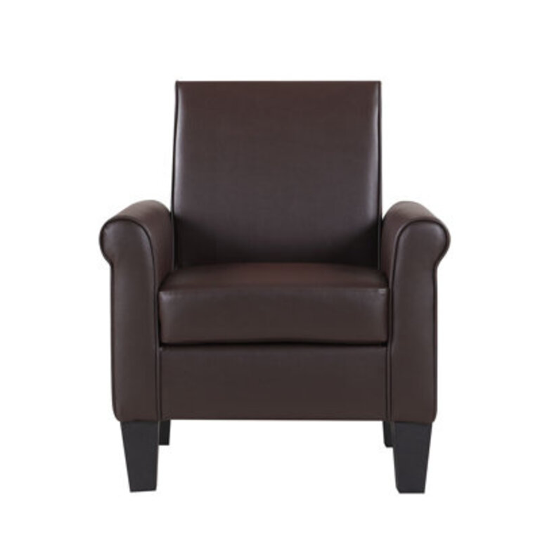 Cimmero 29" Wide Faux Leather Armchair