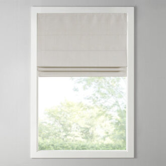 Galen Basketweave Cordless Room Darkening Single Roman Shade