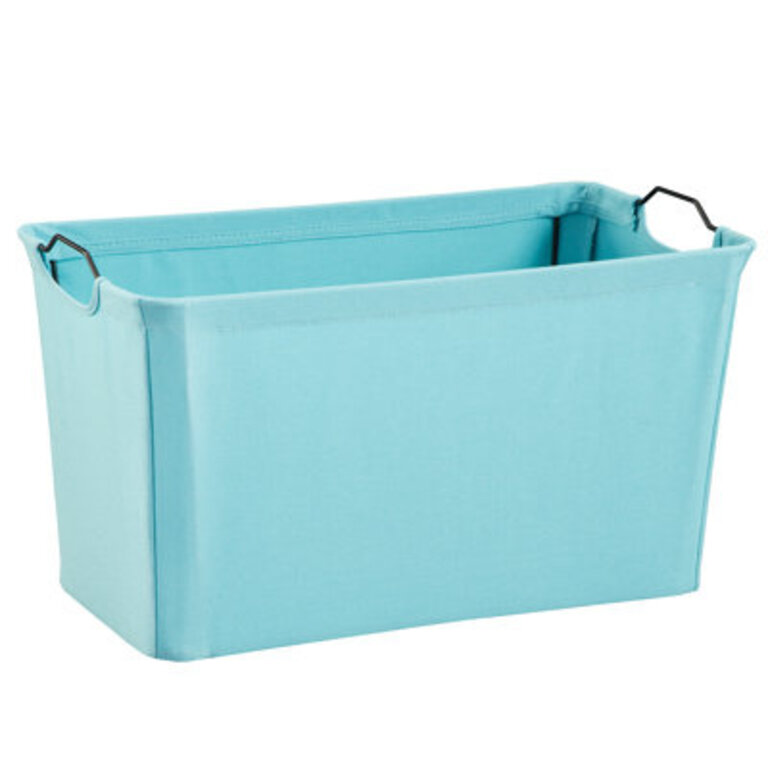 Wire Frame Wide Fabric Bin