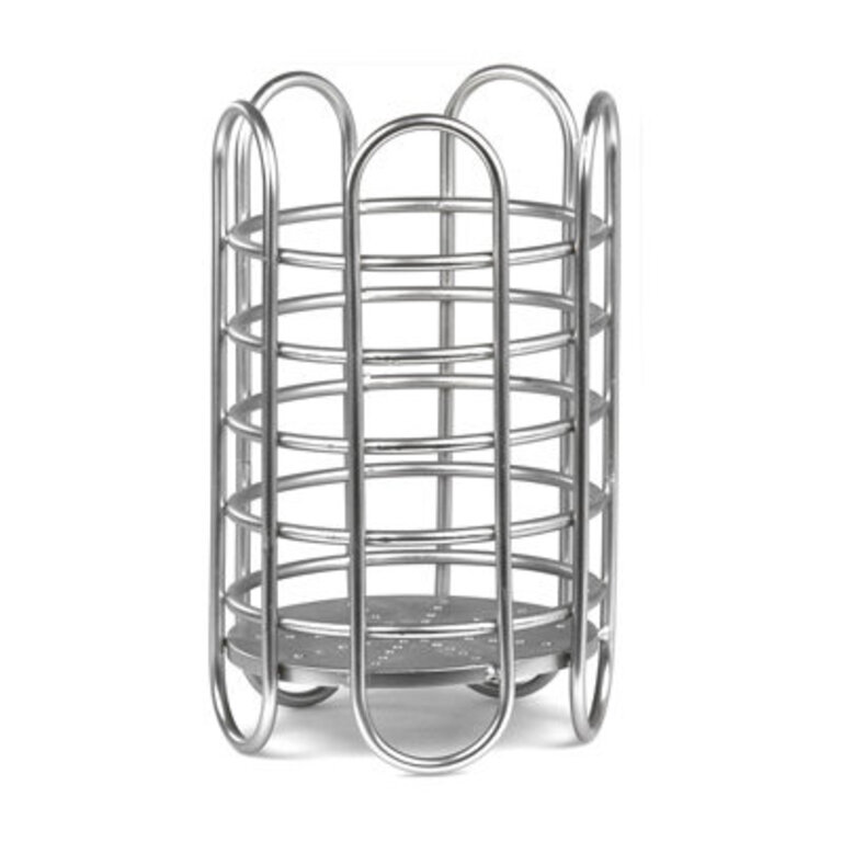 Metal Round Utensil Crock
