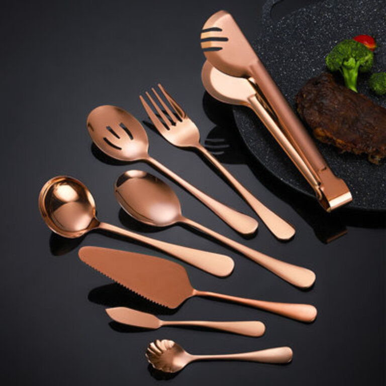 Milous 12 Piece Stainless Steel Hostess Set