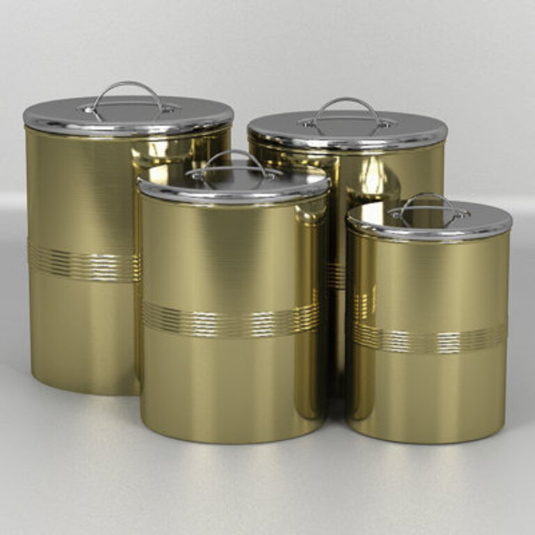 Metal Jar - Set of 4