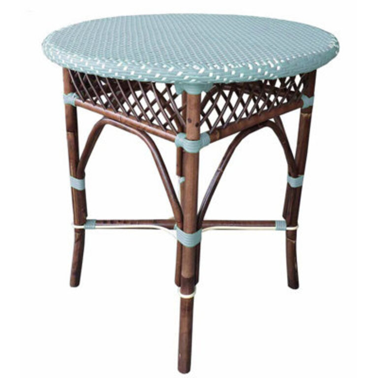 Minturn Round WickerRattan Outdoor Bar Table