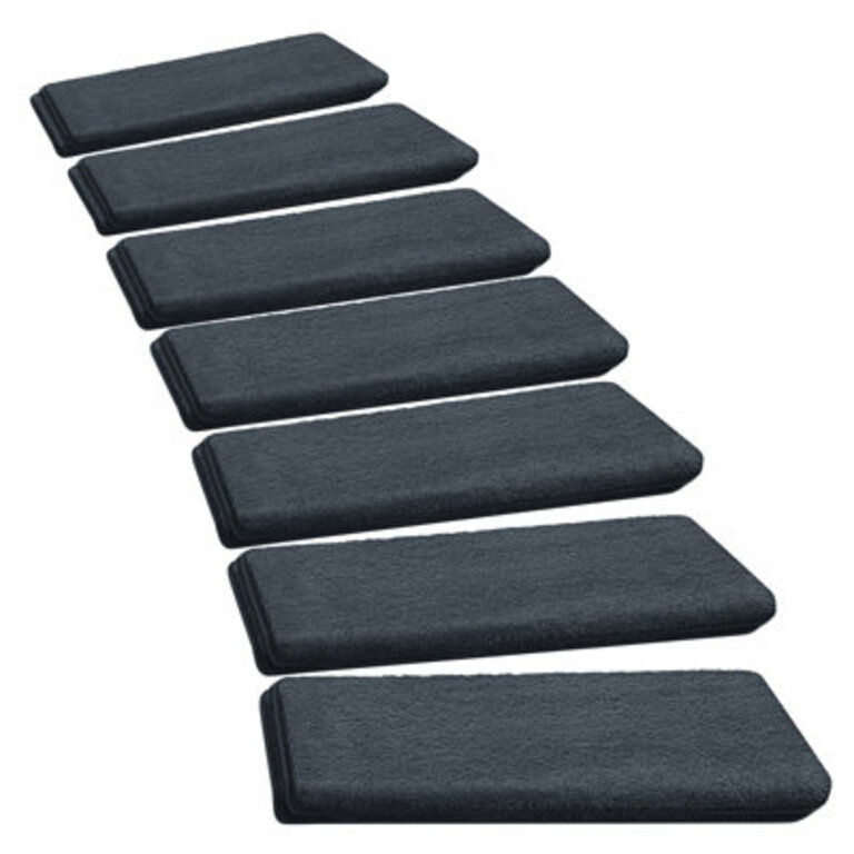Scarlettrose Plush Bullnose Non-Slip Indoor Stair TreadSet of 14
