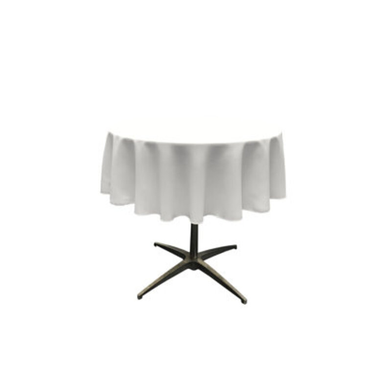 Fisher Solid Color Round Tablecloth