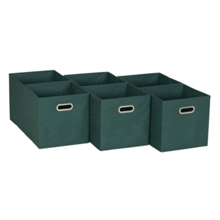 Wayfair Basics Open Fabric Storage Bin Set