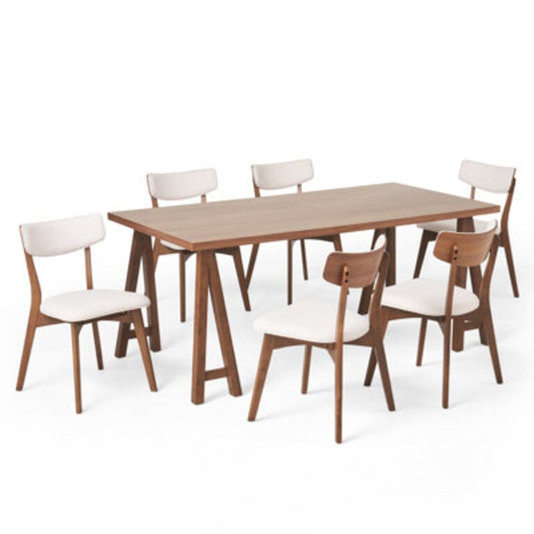 6 - Person Four Leg Dining Table