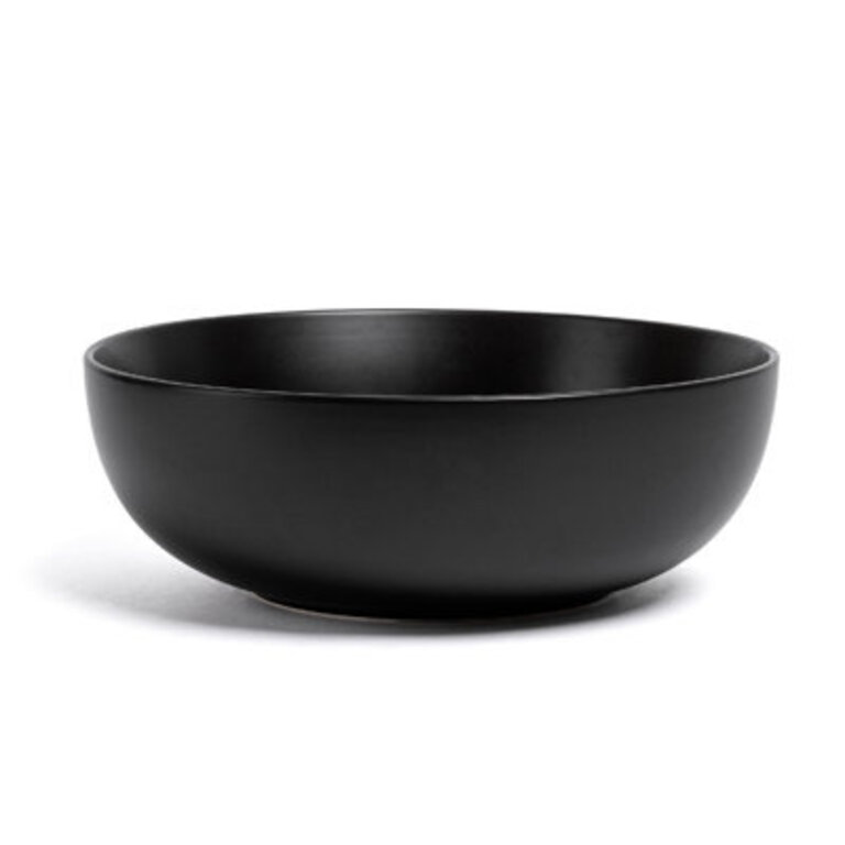 OverBack Coupe Semi Hand-Finished Stoneware Low Serving Bowl