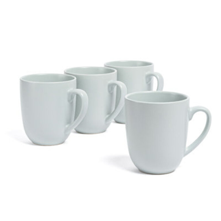 overback Coupe Semi-Matte Hand-Finished Stoneware Mugs
