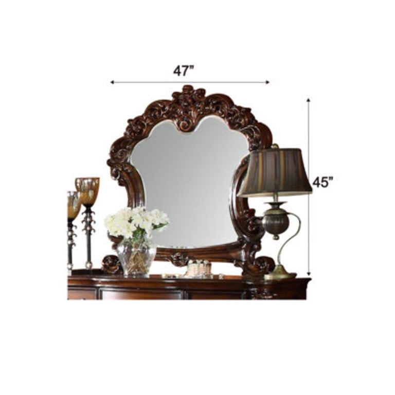 Alquin Arched Traditional Dresser Mirror