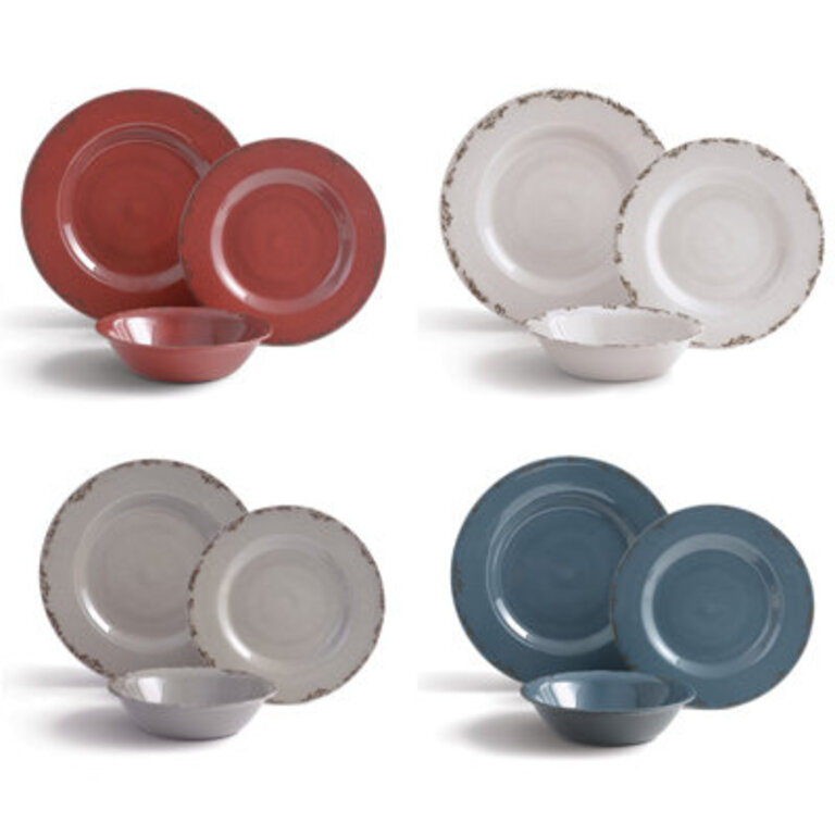 Rhinebeck 12 Piece Dinnerware Set Service for 4