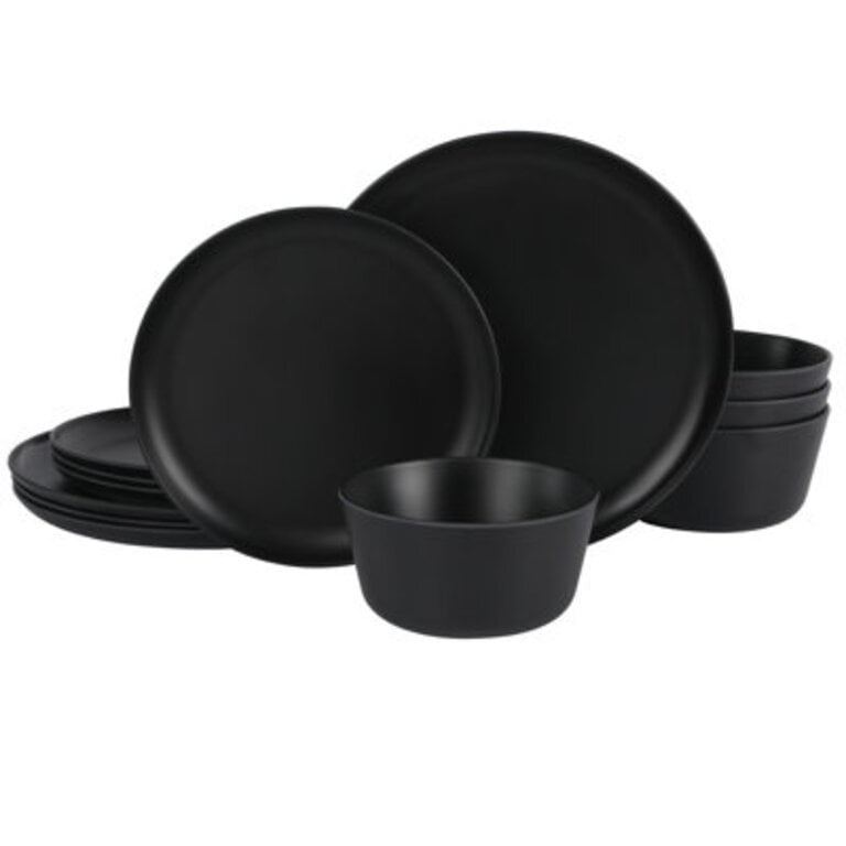 Gibson Home Fairhope 12 Piece Melamine Dinnerware Set