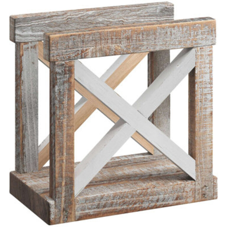 Primitive Farmhouse Standing Napkin Holder