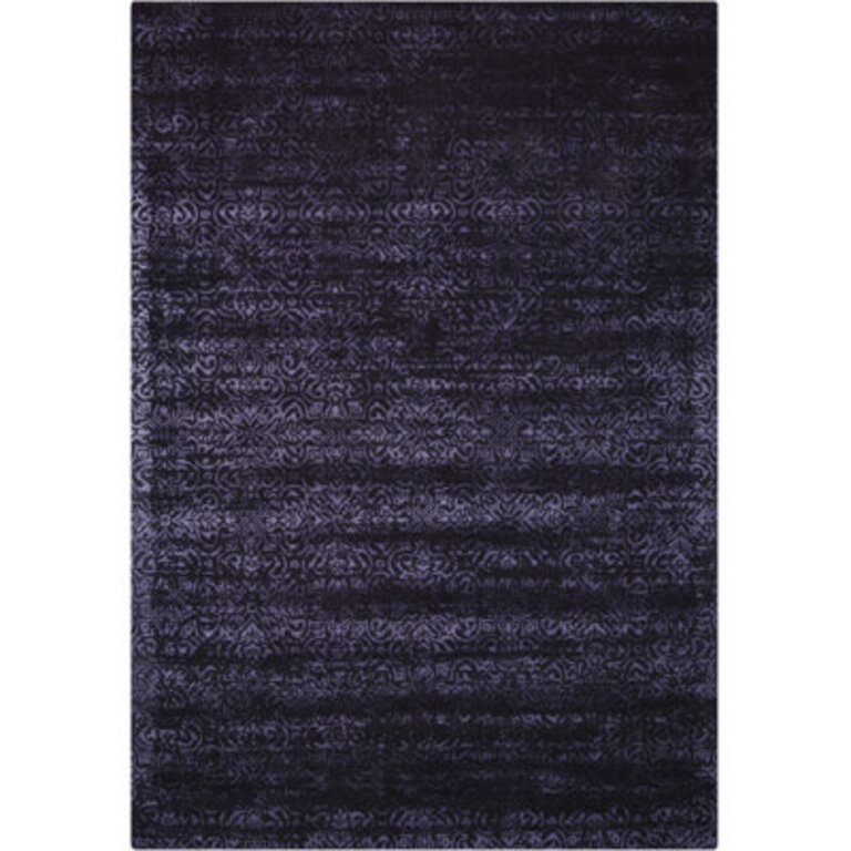 Maya Abstract Deep Purple Area Rug