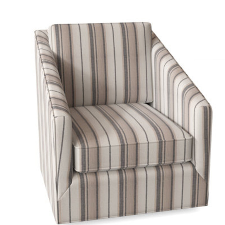 Taylor Upholstered Swivel Armchair