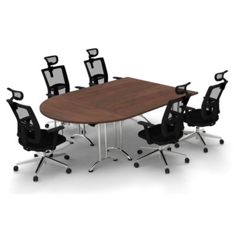 Havana 5 Person Conference Meeting Tables with 5 Chairs Complete Set