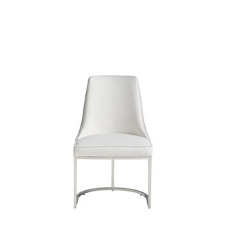 Nikita Upholstered Side Chair in White