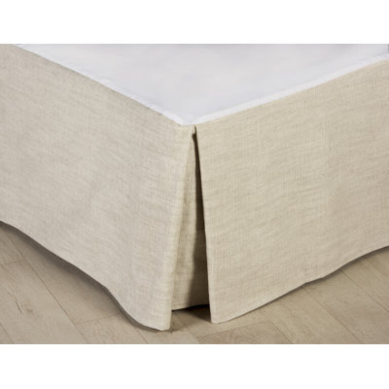 Linen Natural 15 Bed Skirt