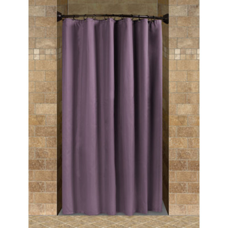 40 Adjustable Dual Mount Curved Stall Shower Curtain Rod