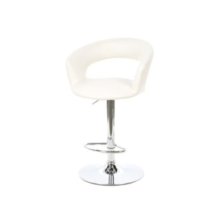 Evins Swivel Upholstered Adjustable Height Counter Stool with Metal Frame