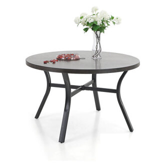 Argyri 44 Round Metal Outdoor Dining Table