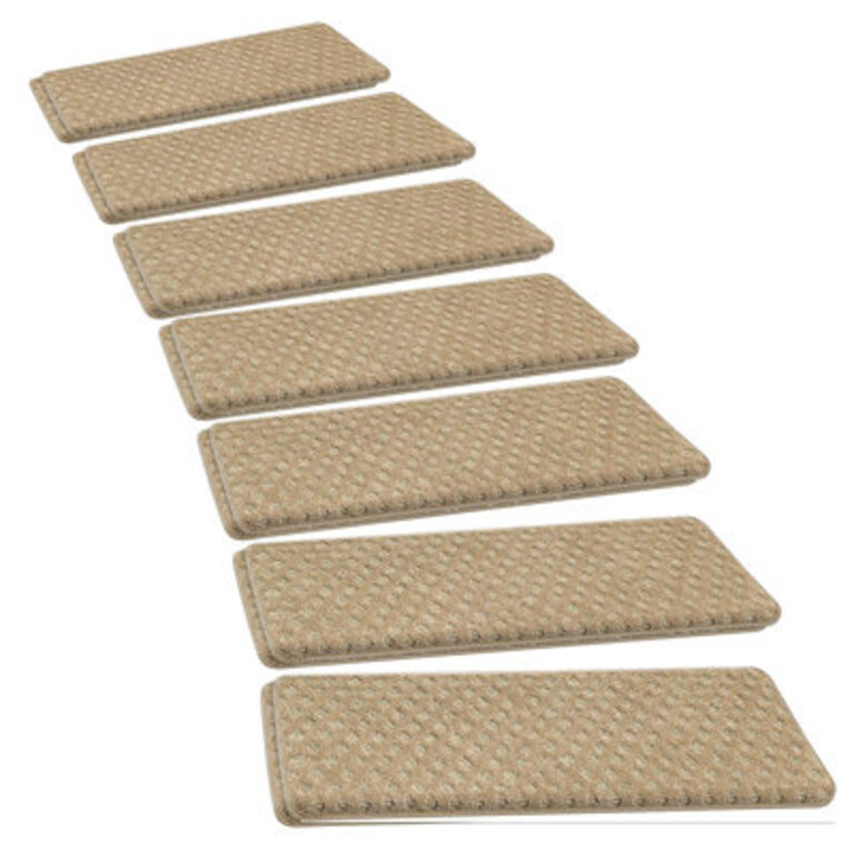 Bullnosed Non Slip Stair Treads Set of 14