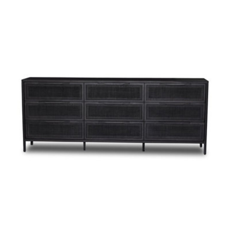 Nellie 9 Drawer Cane Dresser