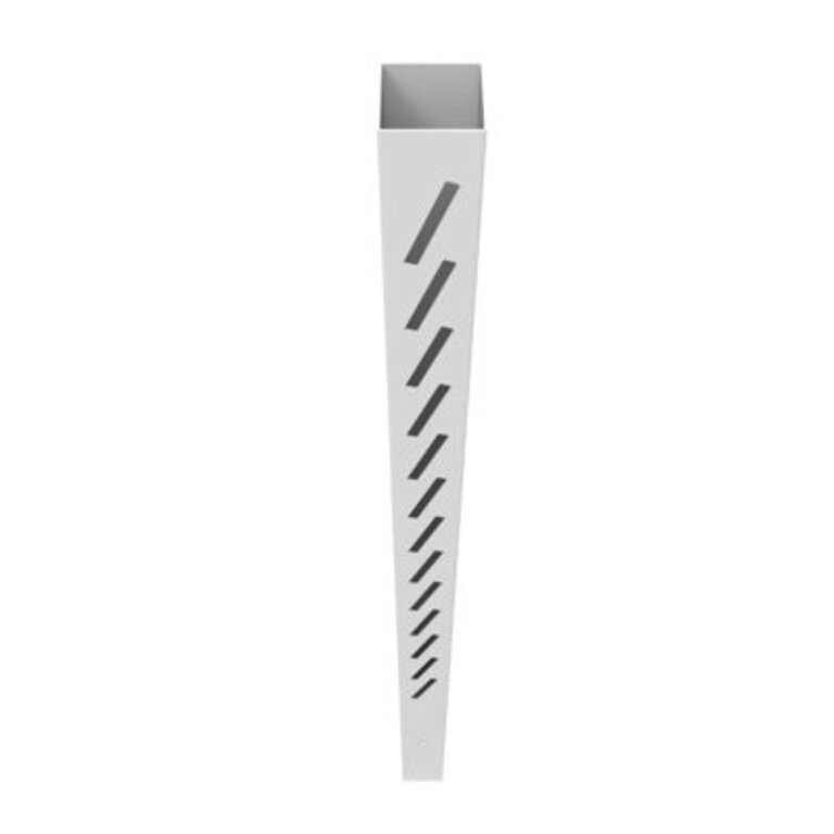 Louvered 5 in W x 5 in L x 102 in H Left EndGate Post
