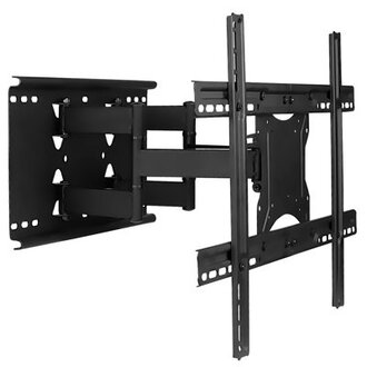 Mount-It Full Motion Large TV Wall Mount w Extension For 37 - 80 Flat or Curved Large Screen TVs