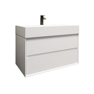 Albizu 355 Wall-Mounted Single Bathroom Vanity
