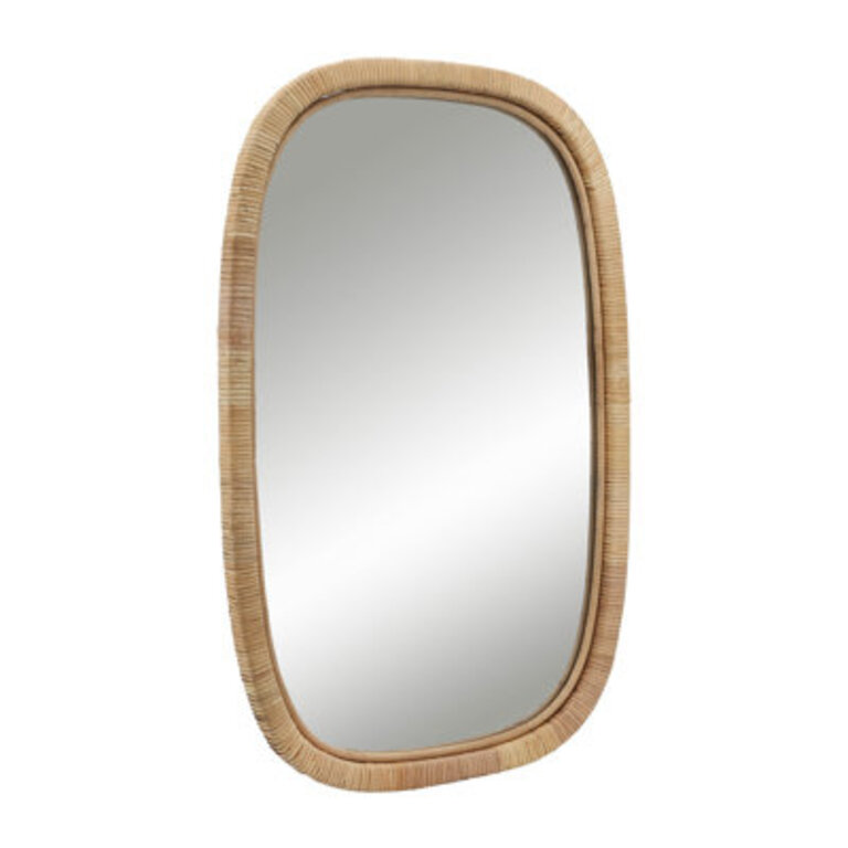 Glendive Boho Woven Wall Mirror