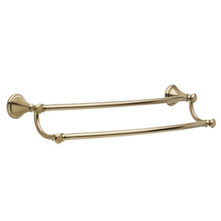 Cassidy 24 in Wall Mount Double Towel Bar Bath Hardware Accessory