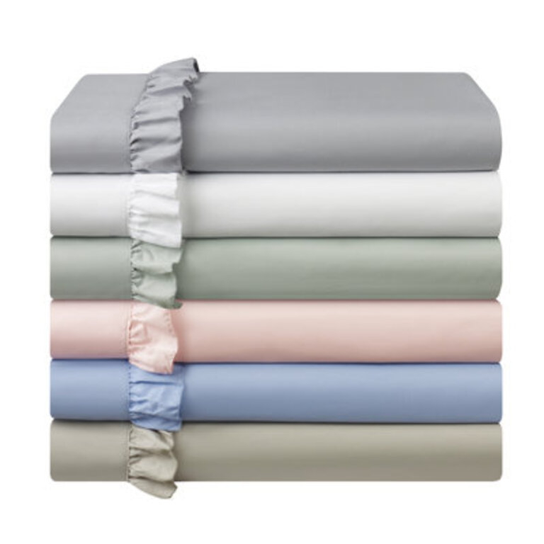 Ultra Soft Ruffle Hem Microfiber Sheet Set